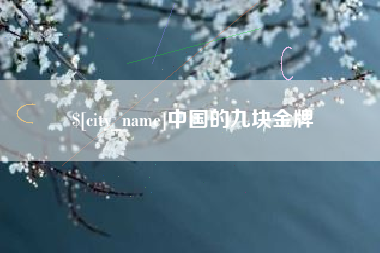 柳州中国的九块金牌