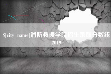 柳州消防救援学院招生录取分数线2019