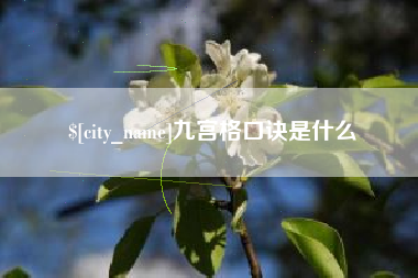 柳州九宫格口诀是什么