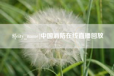 柳州中国消防在线直播回放