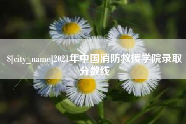 柳州2021年中国消防救援学院录取分数线