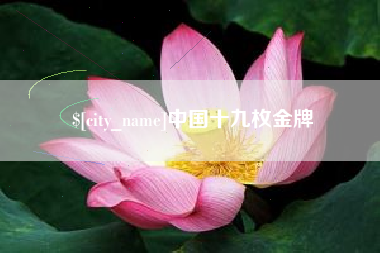 柳州中国十九枚金牌