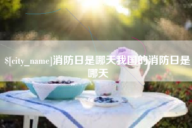 柳州消防日是哪天我国的消防日是哪天