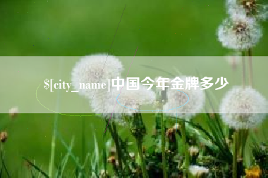 柳州中国今年金牌多少