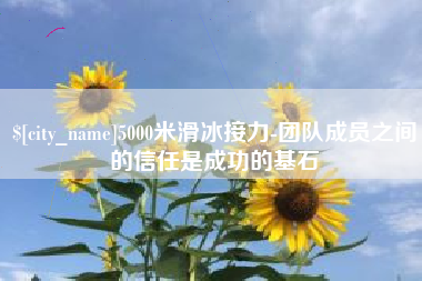 柳州5000米滑冰接力-团队成员之间的信任是成功的基石