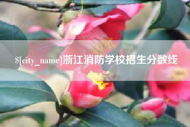 柳州浙江消防学校招生分数线