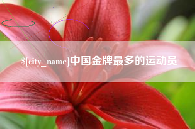 柳州中国金牌最多的运动员