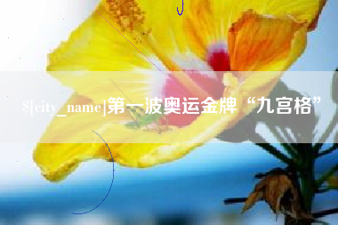 柳州第一波奥运金牌“九宫格”