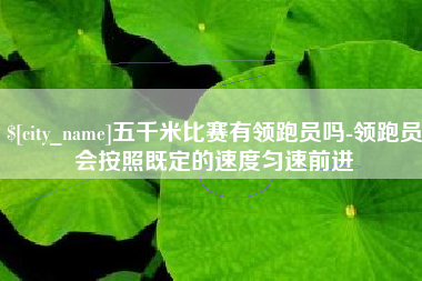 柳州五千米比赛有领跑员吗-领跑员会按照既定的速度匀速前进