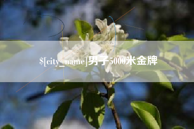 柳州男子5000米金牌