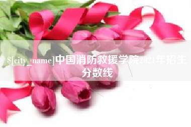 柳州中国消防救援学院2021年招生分数线