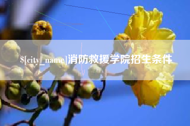 柳州消防救援学院招生条件